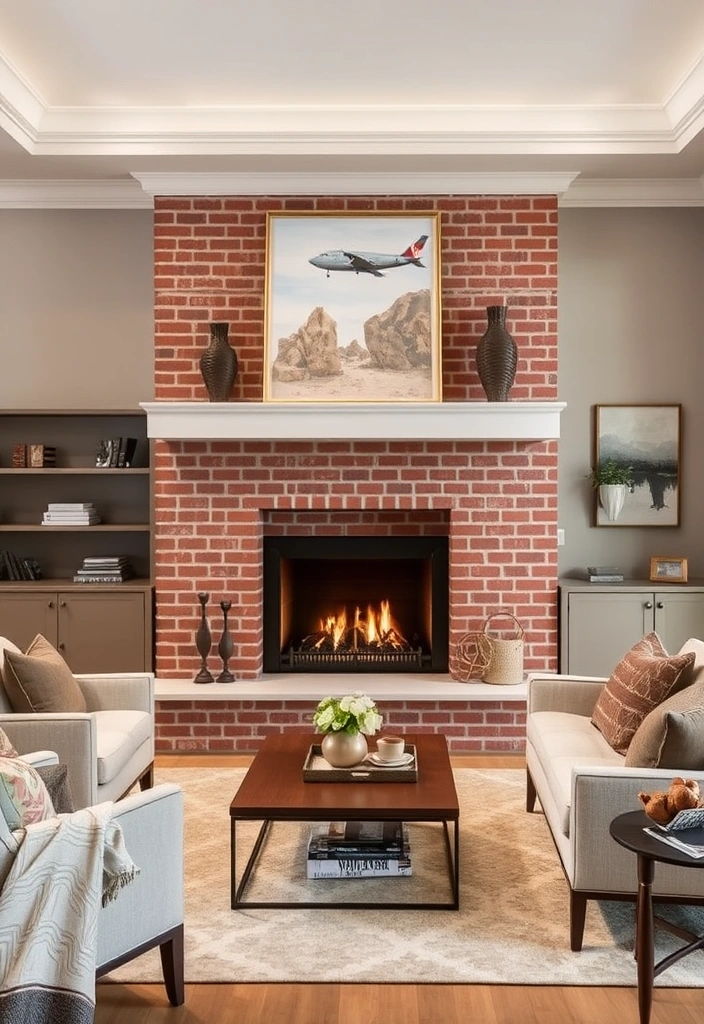 20 Stunning Modern Georgian Living Room Designs That'll Leave You Breathless! - Elegant Fireplaces